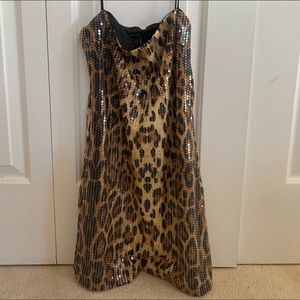 Cheetah Sequins Dress
